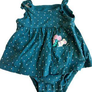 🐭 5/$10 | Baby Girl Romper Dress Mousey in the Pocket